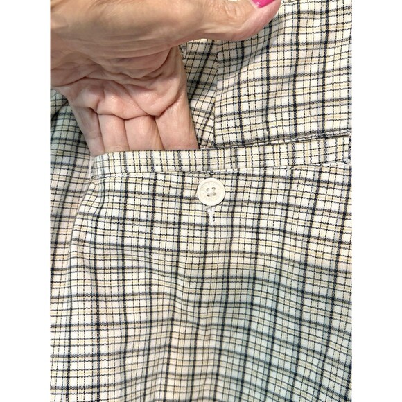 NWT Men's 626‎ Blue Broken-In Shorts White Blue Plaid Flat Front Size W54 - Picture 10 of 15